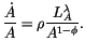 $\displaystyle \frac{\dot{A}}{A}=\rho\frac{L_{A}^{\lambda}}{A^{1-\phi}}.$