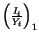 $ \left( \frac{I_{t}
}{Y_{t}}\right) _{1}$