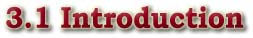 3.1 Introduction