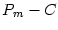 $ P_{m}-C$