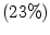 $ \left( 23\%\right) $