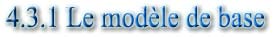 4.3.1 Le modèle de base