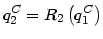 $\displaystyle q_{2}^{C}=R_{2}\left(
q_{1}^{C}\right)
$