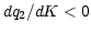 $ dq_{2}/dK<0$