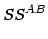$\displaystyle SS^{AB}$