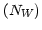 $ \left(
N_{W}\right) $