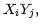 $ X_{i}Y_{j},$