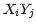 $ X_{i}Y_{j}$
