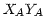 $ X_{A}Y_{A}$