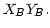 $ X_{B}Y_{B}.$