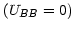 $ \left( U_{BB}=0\right) $