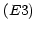 $ \left( E3\right) $