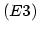 $\displaystyle \left( E3\right) \quad$