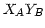 $ X_{A}Y_{B}$