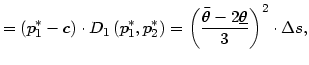 $\displaystyle =\left( p_{1}^{\ast}-c\right) \cdot D_{1}\left( p_{1}^{\ast},p_{2...
...) =\left( \frac{\bar{\theta}-2\underline {\theta}}{3}\right) ^{2}\cdot\Delta s,$