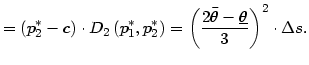 $\displaystyle =\left( p_{2}^{\ast}-c\right) \cdot D_{2}\left( p_{1}^{\ast},p_{2...
...) =\left( \frac{2\bar{\theta}-\underline {\theta}}{3}\right) ^{2}\cdot\Delta s.$