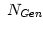 $ \;N_{Gen}$