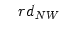 $ \quad rd_{NW}$