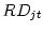 $ RD_{jt}$