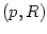 $ \left( p,R\right) $