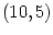 $ \left( 10,5\right) $