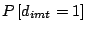 $\displaystyle P\left[ d_{imt}=1\right]$