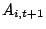 $\displaystyle A_{i,t+1}$