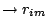 $ \rightarrow r_{im}$